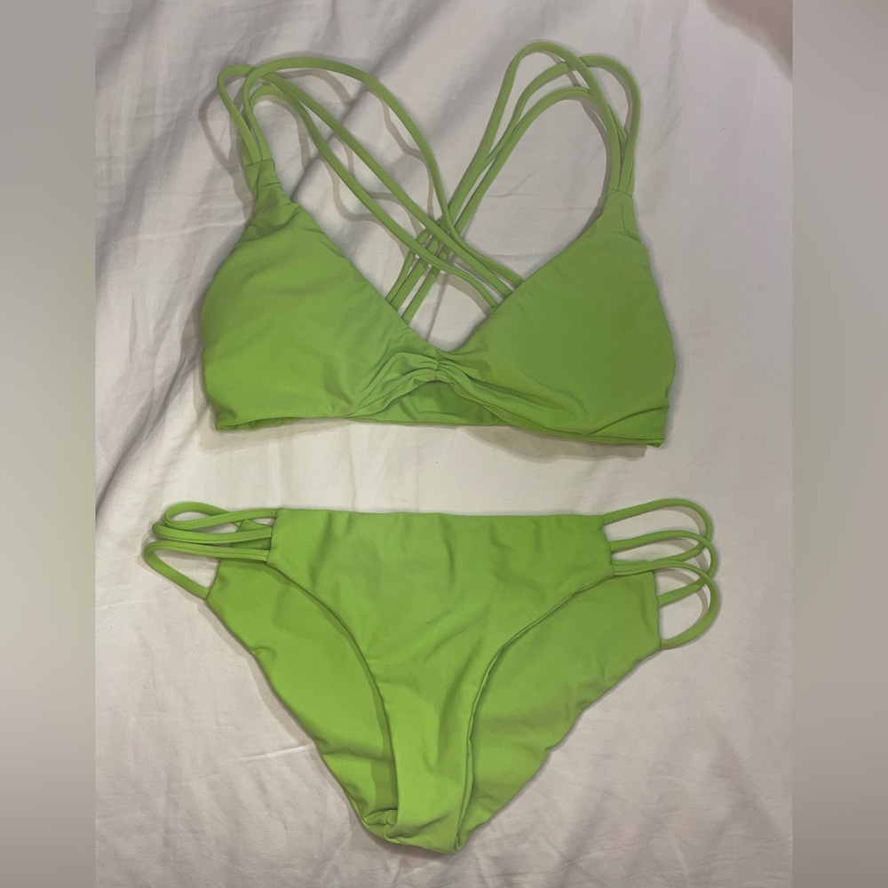 Citrine Swim Tupelo Bottom and Marino top size small